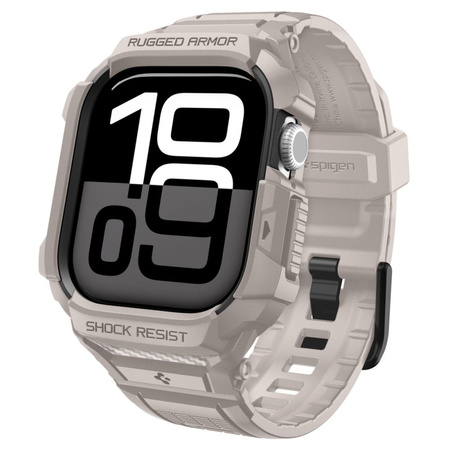 SPIGEN RUGGED ARMOR ”PRO” V2 APPLE WATCH 10 / 11 (42 MM) DUNE BEIGE