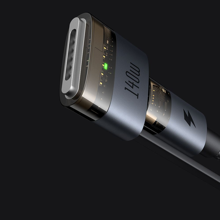 MCDODO KABEL USB-C 240W MAGSAFE 3 140W 2W1 SZYBKIE ŁADOWANIE DO MACBOOK 2M