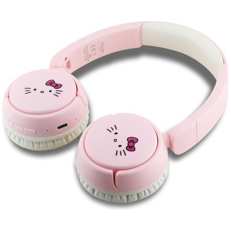 HELLO KITTY SŁUCHAWKI NAUSZNE BLUETOOTH Z LOGO KOTKA DO TELEFONÓW SMART