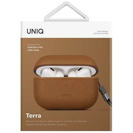 UNIQ ETUI TERRA DO AIRPODS PRO 2 GEN 2022 2023 NATURALNE MATERIAŁY OCHRONA