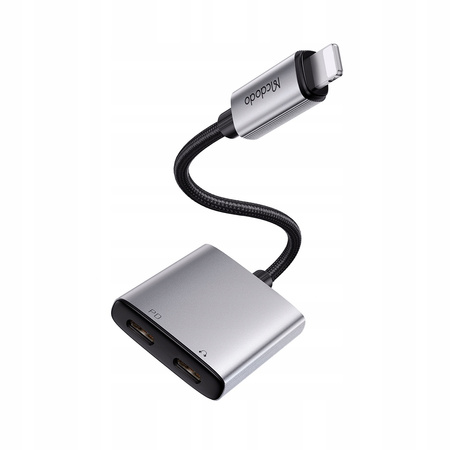 MCDODO PRZJEŚCIÓWKA ADAPTER 2X LIGHTNING KABEL DO IPHONE X 11 12 13 14 PRO