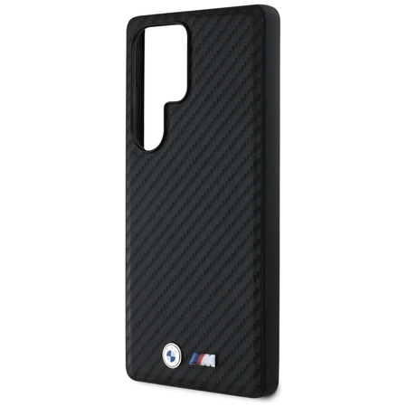 BMW ETUI CARBON DO SAMSUNG GALAXY S25 ULTRA DO MAGSAFE SKÓRZANE OCHRONA
