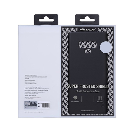 Nillkin Super Frosted Shield wzmocnione etui pokrowiec + podstawka Samsung Galaxy A72 4G czarny