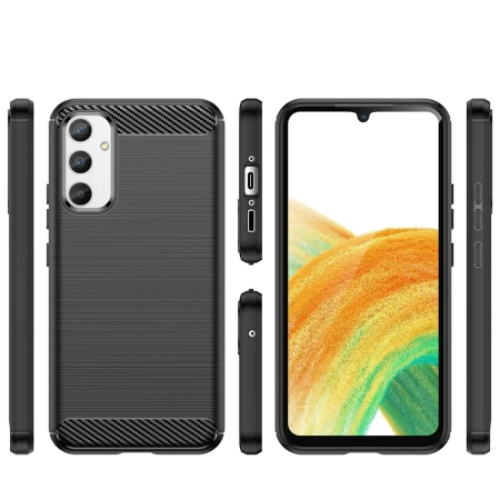 HURTEL ETUI CARBON CASE DO REALME 10 PRO ELASTYCZNY POKROWIEC PROTEKCYJNY