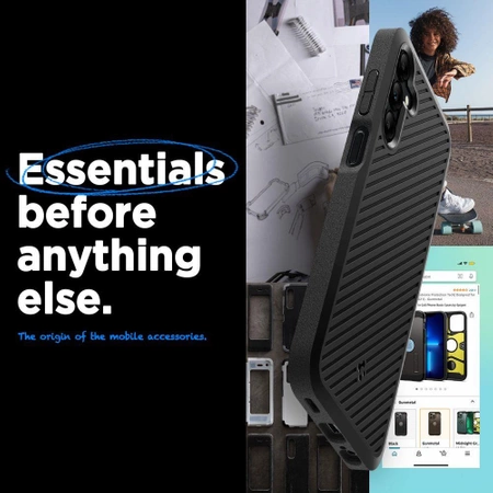 Etui Spigen Core Armor na Samsung Galaxy A15 4G / 5G - czarny mat