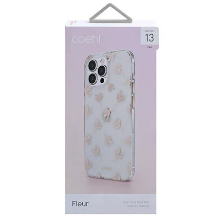 Etui Uniq Coehl Fleur na iPhone 13 Pro / 13 - różowe