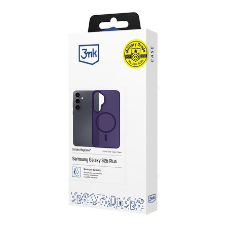 Samsung Galaxy S26+ - 3mk Smoke MagCase Purple