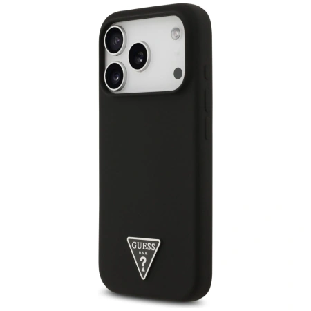 GUESS ETUI CASE SILIKONOWE DO IPHONE 17 PRO MAX LOGO MAGSAFE