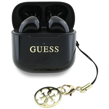 GUESS SŁUCHAWKI TWS Z GLOSSY EFEKTEM DO IPHONE 11 12 13 14 SZYBKIE ŁĄCZENIE