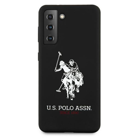 Etui U.S. Polo Assn. Silicone Logo na Samsung Galaxy S21 - czarne