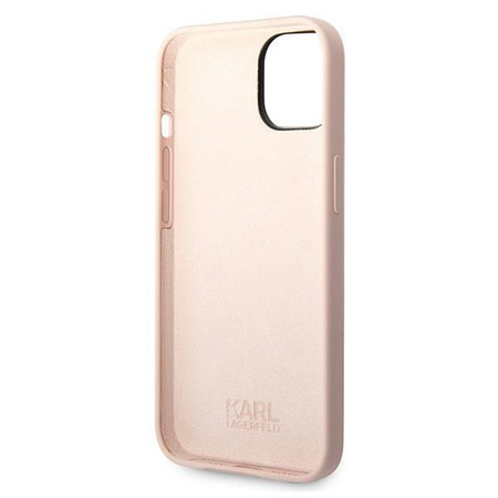 Karl Lagerfeld KLHCP14MSLKHLP iPhone 14 Plus 6,7" hardcase różowy/pink Silicone Karl`s Head