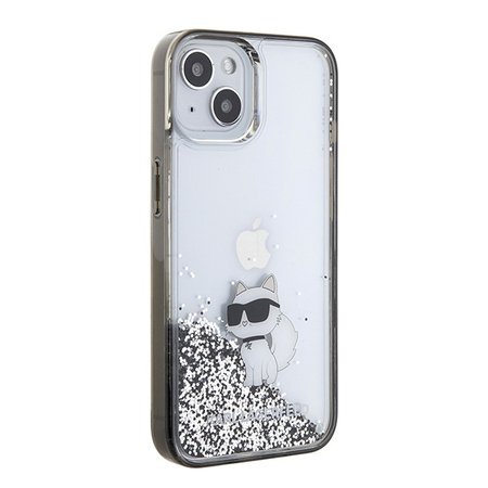 KARL LAGERFELD ETUI LIQUID GLITTER DO IPHONE 15 14 13 6.1 Z CHOUPETTE