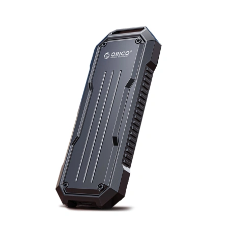 Wzmocniona kieszeń dyskowa Orico OXS2C3-G2 M.2 NVMe/SATA SSD USB-C 3.2 taktyczna - szara