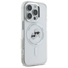 Karl Lagerfeld KLHMP16LHLSKCH iPhone Pro 6.3" biały/white hardcase IML Metal Karl&Choupette Head MagSafe