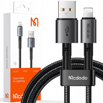 MCDODO KABEL USB LIGHTNING SZYBKIEGO ŁADOWANIA 36W 1M DO IPHONE 11 12 13 14