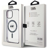 KARL LAGERFELD ETUI TRANSPARENTNE DO IPHONE 15 PLUS 6.7 KARL'S HEAD