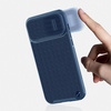 Nillkin Textured S Case etui iPhone 14 Pro Max pancerny pokrowiec z osłoną na aparat ciemnozielone