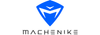 Klawiatura gamingowa Machenike K500-B61 przewodowa mechaniczna podświetlana Brown Switch - niebiesko-biała