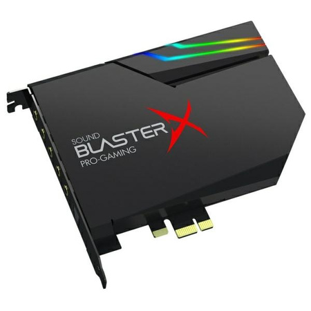 Creative Karta dźwiękowa Sound Blaster X AE-5 Plus czarny/black PCI-e