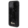 Etui Guess Sequin Script Metal na iPhone 12/12 Pro - czarne