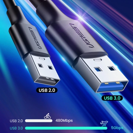 UGREEN KABEL USB-A 3.0 DO USB-C 3A DO TELEFONÓW 0.5M SZYBKIE ŁADOWANIE