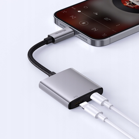 MCDODO PRZJEŚCIÓWKA ADAPTER 2X LIGHTNING KABEL DO IPHONE X 11 12 13 14 PRO