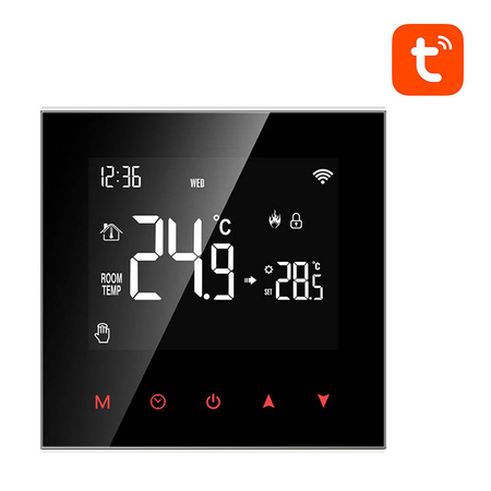 AVATTO TERMOSTAT DO PODGRZEWACZA WODY WiFi TUYA 3A INTELIGENTNE STEROWANIE