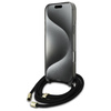 GUESS ETUI HARDCASE DO IPHONE 16 PRO MAX CROSSBODY CORD DO MAGSAFE BLACK