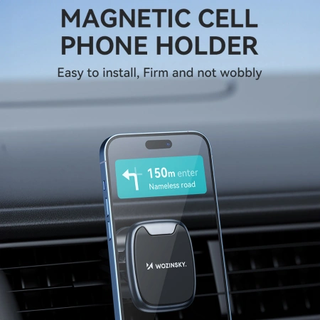 WOZINSKY UCHWYT MAGNETYCZNY TELEFON DO SAMOCHODU KRATKA NAWIEWU UNIWERSALNY