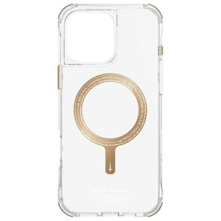 Skinarma etui Saido iPhone 16 Pro 6.3 Magnetic Charging szampański/champagne