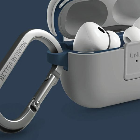 UNIQ etui Clyde Lock Case AirPods Pro 2(2022/2023) pudroworóżowy-różowy/light pink-crepe pink