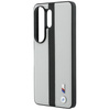 Etui BMW Perforated Stripe Logo MagSafe do Samsung Galaxy S26 Ultra szary