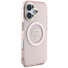 GUESS ETUI DO IPHONE 16 TPU MAGNETYCZNE Z LOGO METAL MOUNTAIN DO MAGSAFE