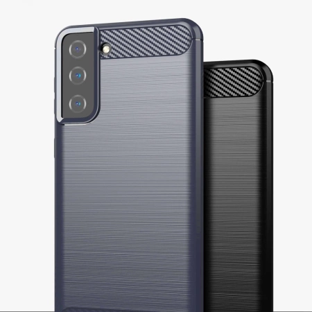 HURTEL ETUI POKROWIEC CARBON CASE DO SAMSUNG GALAXY S21 PLUS 5G ELASTYCZNE