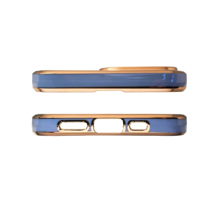 HURTEL ETUI DO IPHONE 13 PRO LIGHTING COLOR CASE ZE ZŁOTĄ RAMKĄ ELASTYCZNE