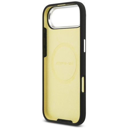 Etui AMG Silicone Oversize Rhombs MagSafe do iPhone Air czarny