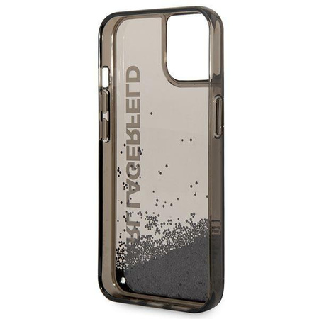 Karl Lagerfeld KLHCP14SLCKVK iPhone 14 6,1" czarny/black hardcase Liquid Glitter Elong