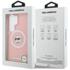 Etui Karl Lagerfeld IML Repeated         Choupette MagSafe do Samsung Galaxy S26 Ultra różowy