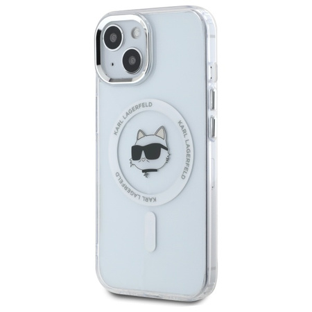 KARL LAGERFELD KLHMP15MHLSCHH HARDCASE METAL DO IPHONE 15 PLUS 6.7