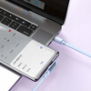MCDODO KABEL USB-C KĄTOWY SZYBKIE ŁADOWANIE USB TYP C 3A 65W NIEBIESKI 2M