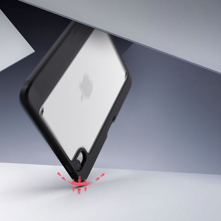 Nillkin Bevel Leather Case etui do iPad mini 2021 pokrowiec z klapką smart sleep case czarny