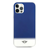 Mini MIHCP12MPCUBINA iPhone 12/12 Pro 6,1" granatowy/navy hard case Stripe Collection