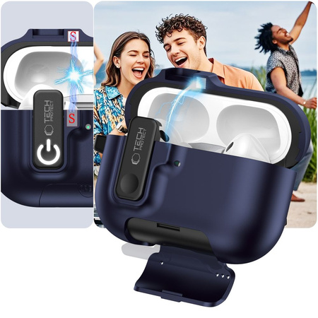 TECH-PROTECT SLIM HOOK APPLE AIRPODS PRO 3 NAVY BLUE