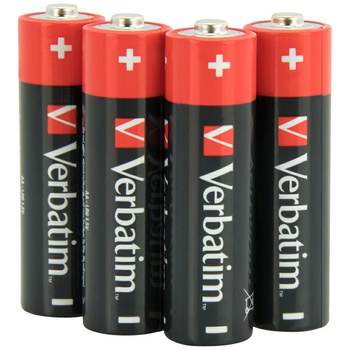 VERBATIM BATERIA AA LR6 4 SZT ALKALICZNE DO PILOTÓW ZABAWEK ELEKTRONICZNYCH