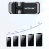 WOZINSKY UCHWYT MAGNETYCZNY Z ORGANIZEREM DO MAGSAFE TELEFONÓW APPLE IPHONE