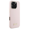 GUESS POKROWIEC SILIKONOWY HARDCASE DO IPHONE 16 PRO 6.3 Z METALOWYM LOGO