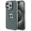KARL LAGERFELD ETUI DO IPHONE 15 PRO MAX 6.7 HARDCASE Z METALOWYM LOGO KARL