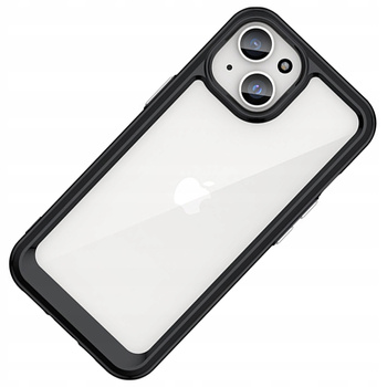 HURTEL ETUI WZMOCNIONE DO IPHONE 15 PLUS OUTER SPACE Z ELASTYCZNĄ RAMKĄ