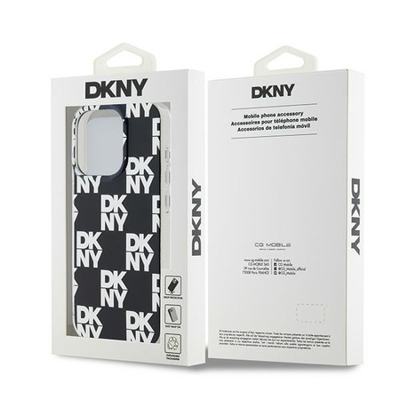 DKNY POKROWIEC HARDCASE DO IPHONE 15 PRO IML CHECKERED MONO STRUKTURA