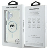 KARL LAGERFELD CASE DO IPHONE 16 6.1 DO MAGSAFE HARDCASE METAL CHOUPETTE